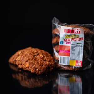 GALLETAS DE AVENA CON PROTEINA VEGAN