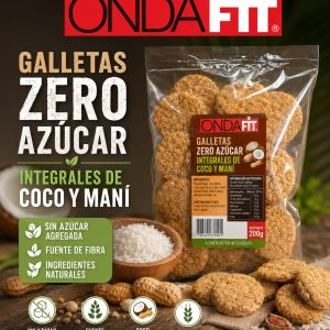 GALLETA PROTEICA COCO Y MANI ZERO