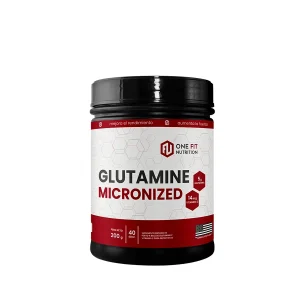 Glutamina Micronizada 200g = 40 Serv. One Fit Mayor Fuerza Sabor Sin Sabor