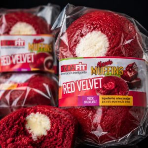 LANZAMIENTO MUFFINS PROTEICO RED VELVET X6