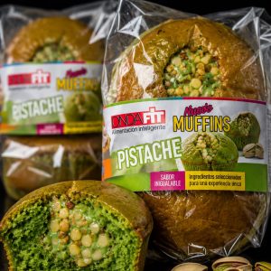 LANZAMIENTO MUFFINS PROTEICO RELLENO DE PISTACHE X6
