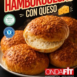 PAN BURGUER PROTEICO C/ QUESO GRATINADO BLISTER X 2