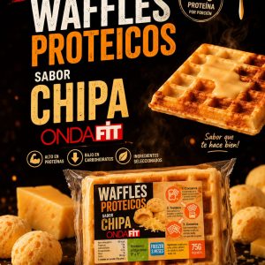 WAFFLES PROTEICO CHIPA QUESO BLISTER X2